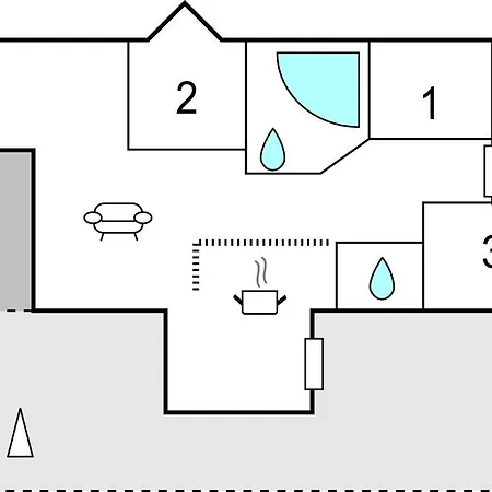 Aakirkeby With Fireplace 02